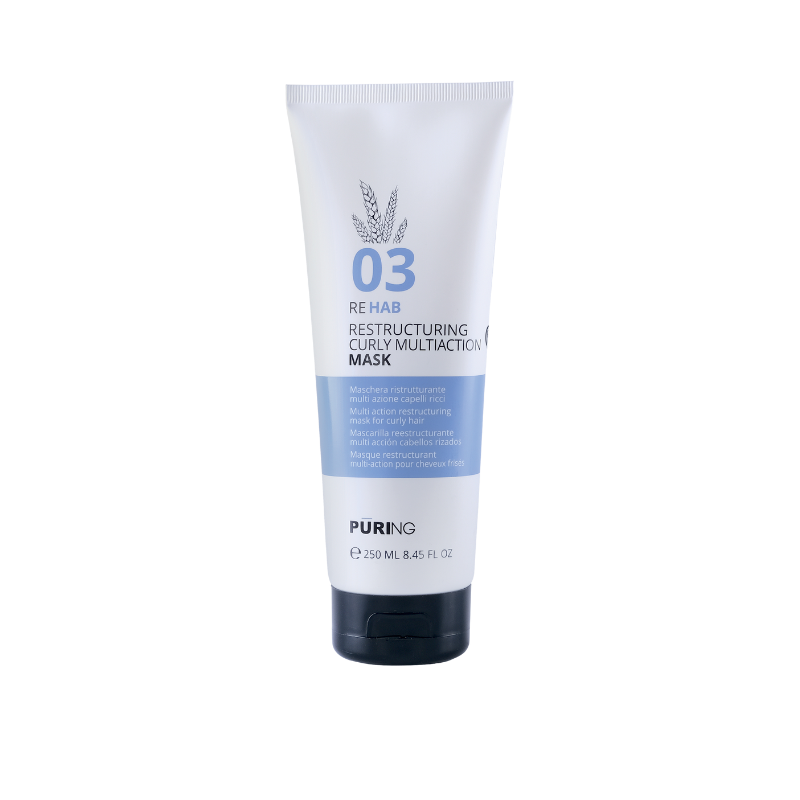 PURING REHAB struktūras atjaunojoša maska cirtainiem matiem