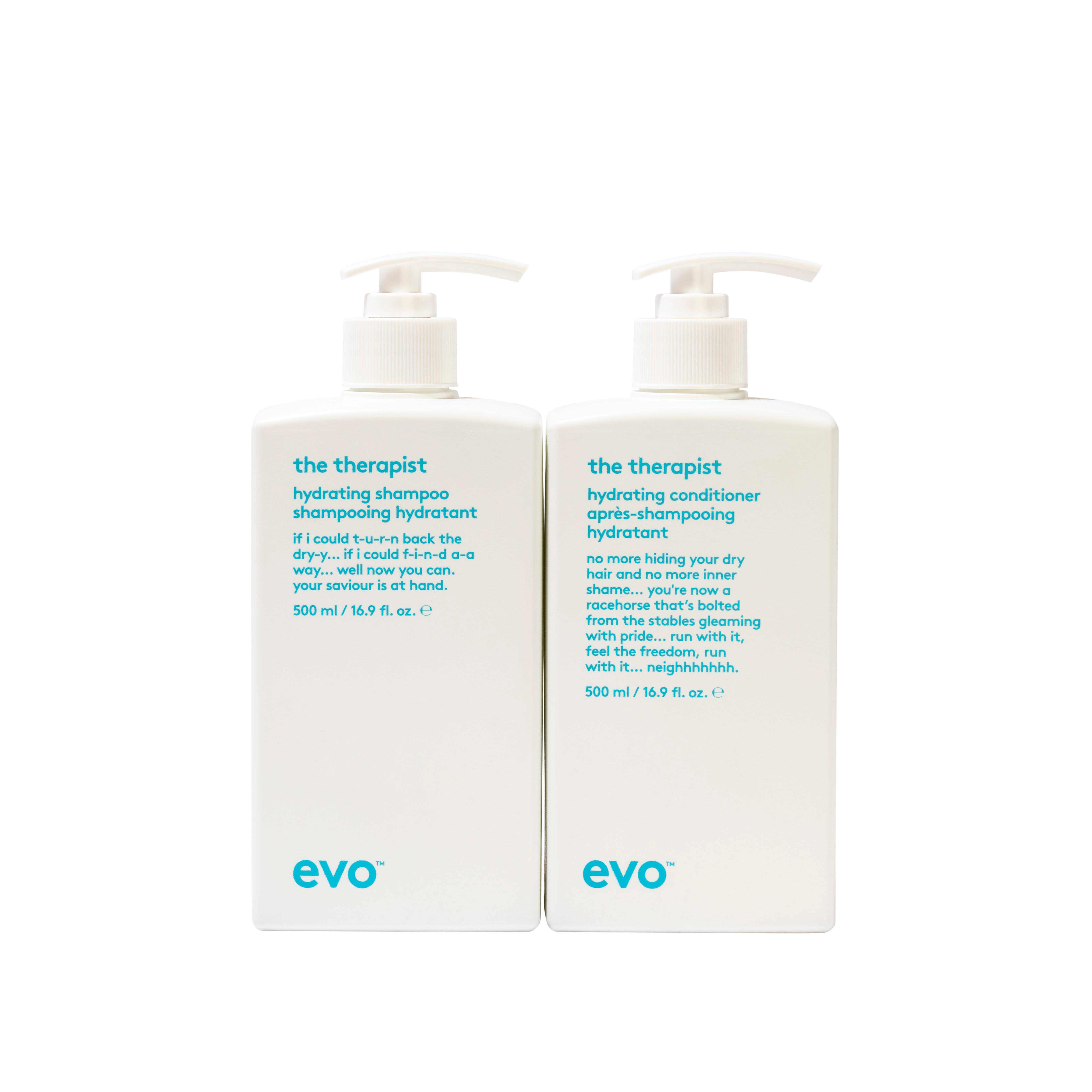 evo buddies hydrate: the therapist šampūns + kondicionieris