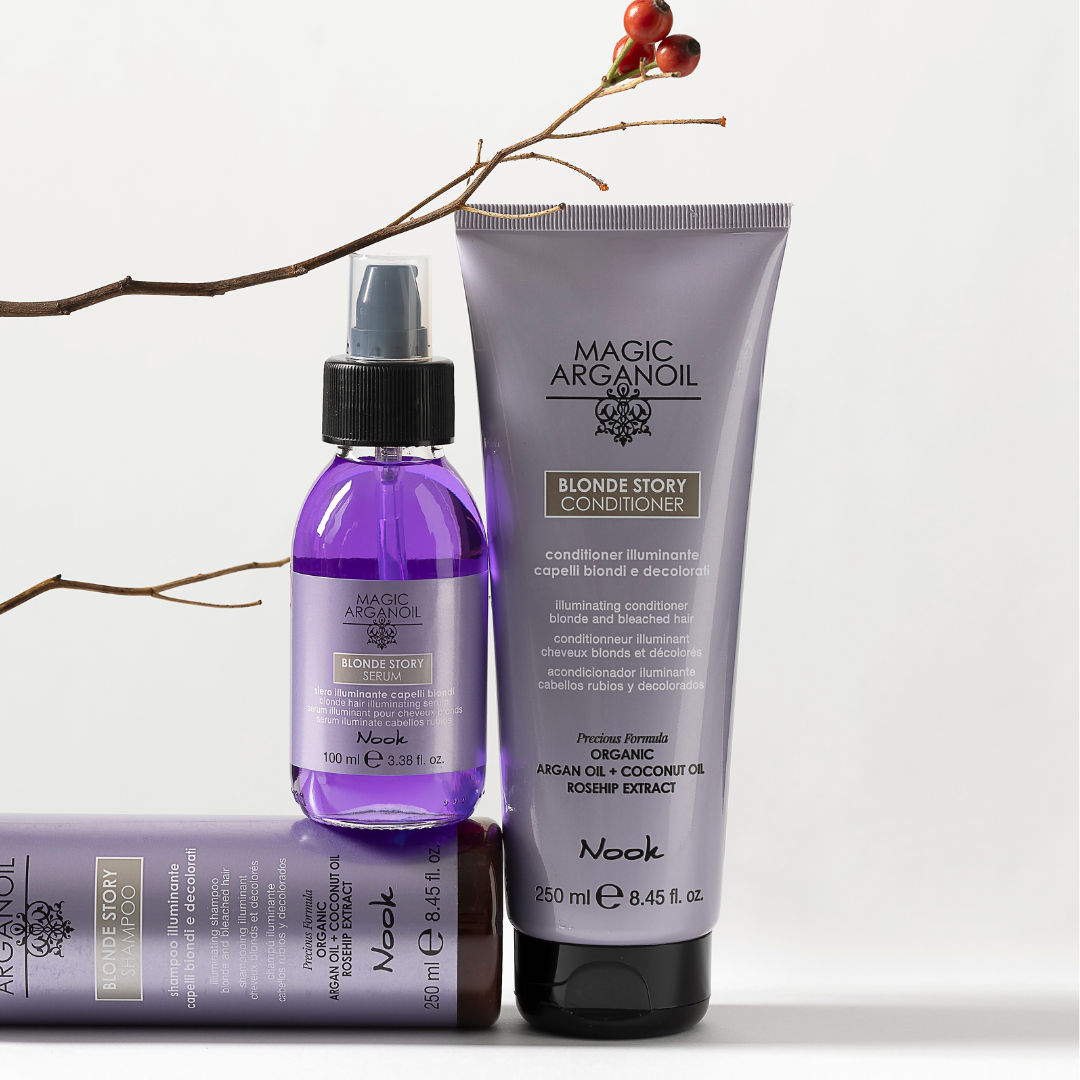 Nook Magic Arganoil BLONDE STORY kondicionieris gaišiem matiem