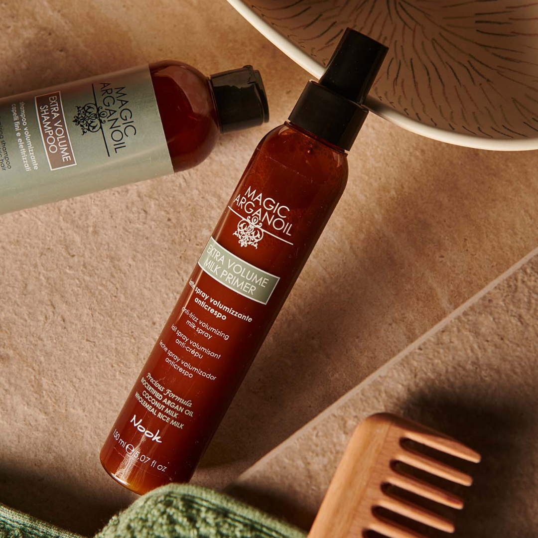 Nook Magic Arganoil EXTRA VOLUME apjomu piešķirošs pieniņš