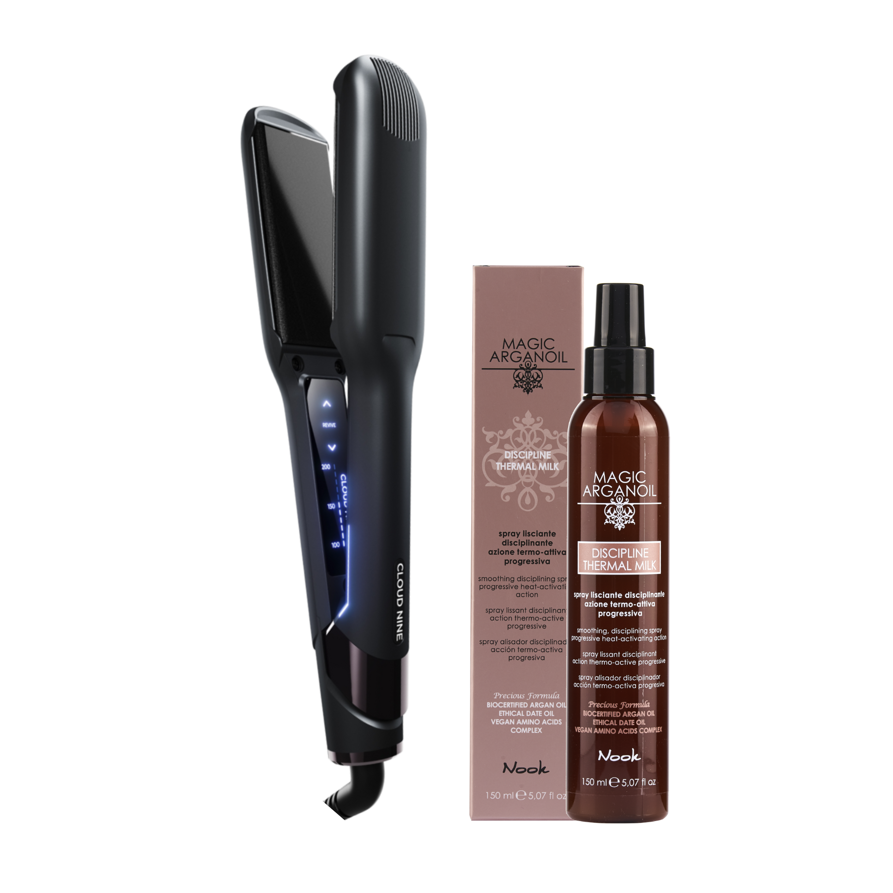 Cloud Nine rinkinys “Wide Iron & Discipline Thermal Milk”