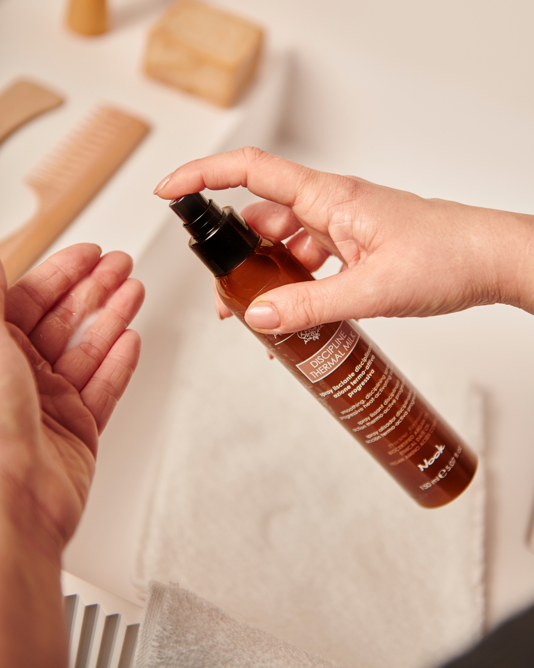 Nook Magic Arganoil DISCIPLINE matus savaldošs sprejs