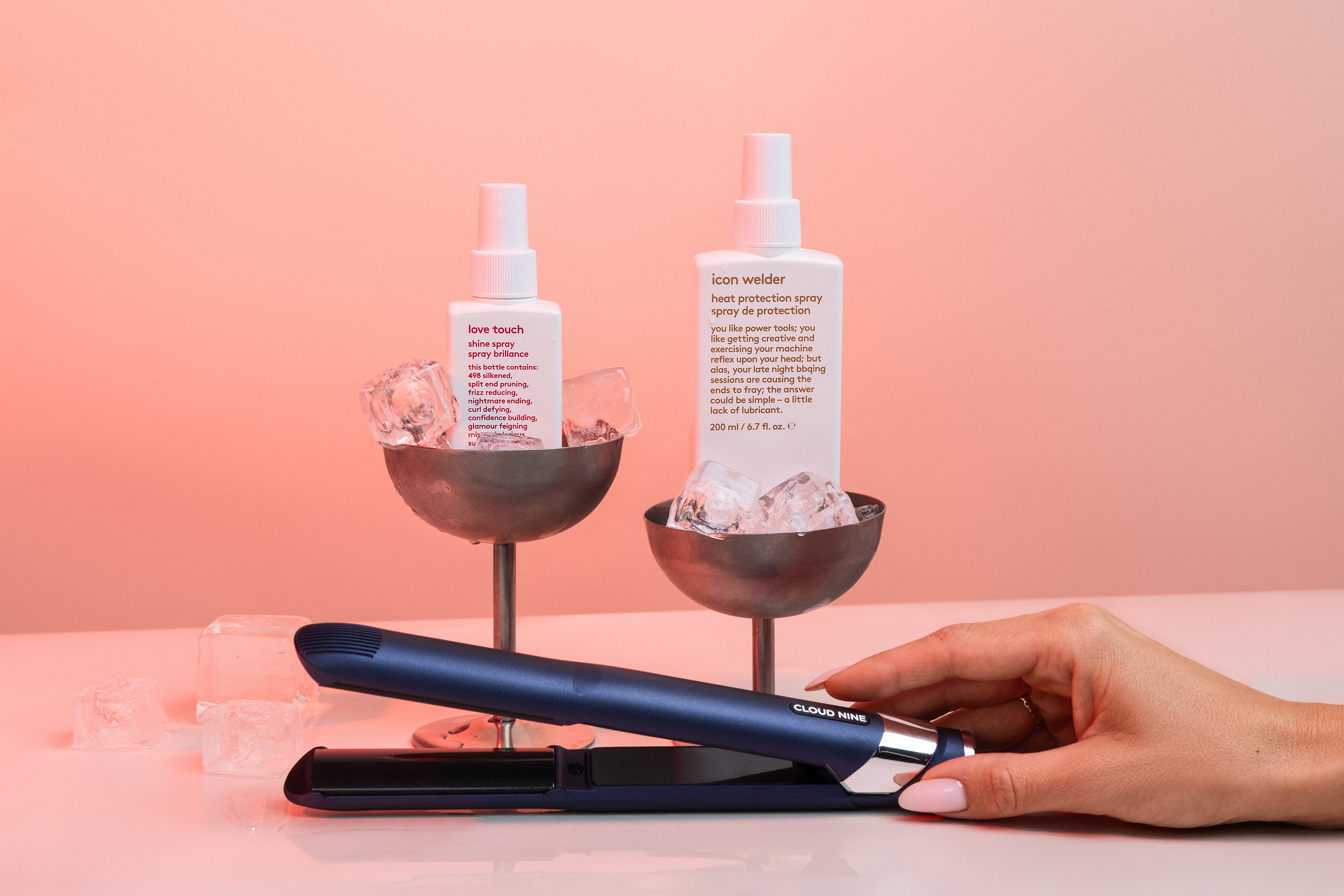 Cloud Nine rinkinys “Contouring 2in1 Iron & Icon Welder & Love Touch”