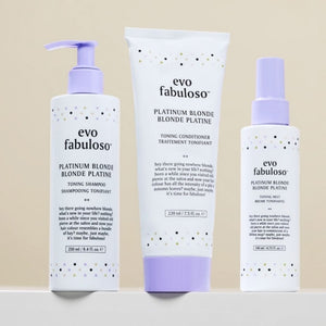 evo fabuloso platinum blonde mini izsmidzināms tonējošs līdzeklis