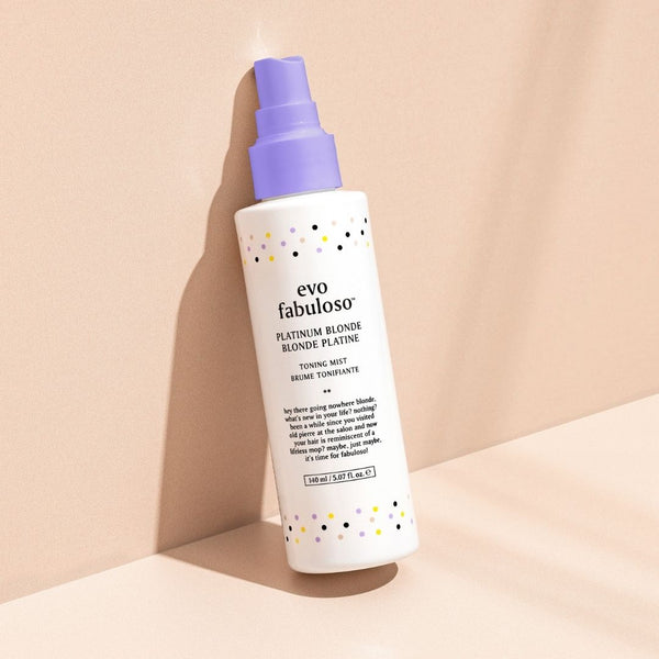 evo fabuloso platinum blonde izsmidzināms tonējošs līdzeklis
