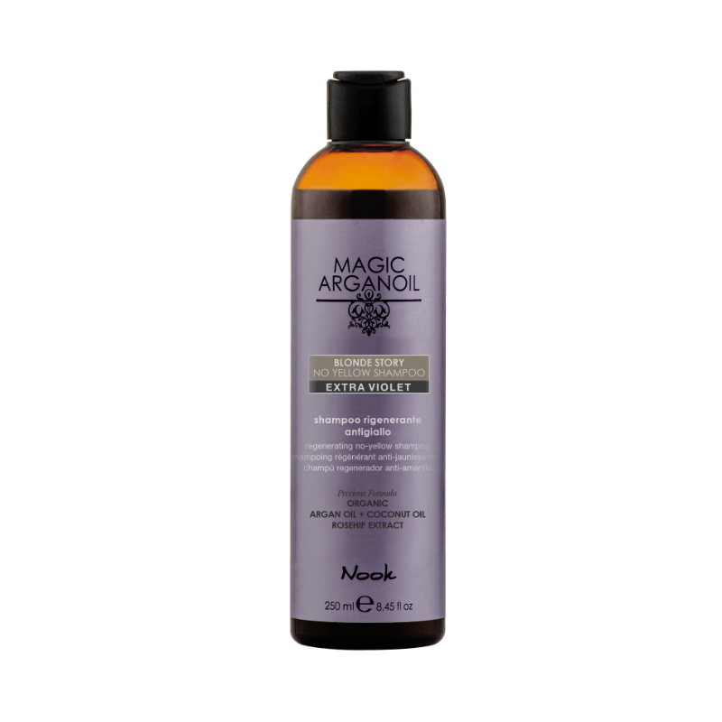 Nook Magic Arganoil BLONDE STORY NO YELLOW tonējošs šampūns