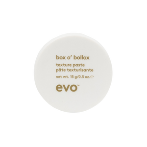 evo box o'bollox spēcīgas fiksācijas matu pasta