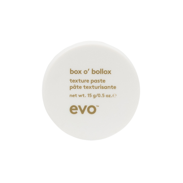evo box o'bollox spēcīgas fiksācijas matu pasta
