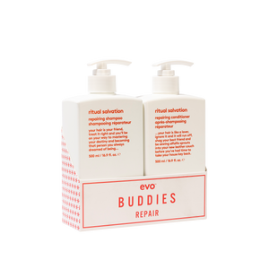 evo buddies repair: ritual salvation šampūns + kondicionieris