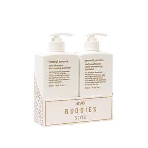 evo buddies style: normal persons šampūns + kondicionieris