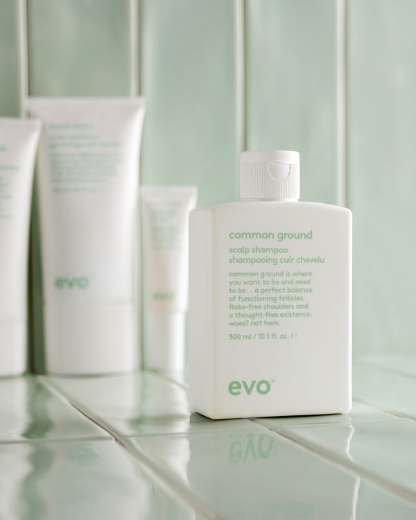 evo common ground scalp šampūns jutīgai ādai