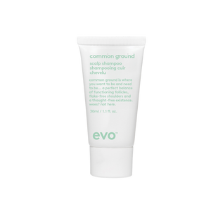 evo common ground scalp mini šampūns jutīgai ādai