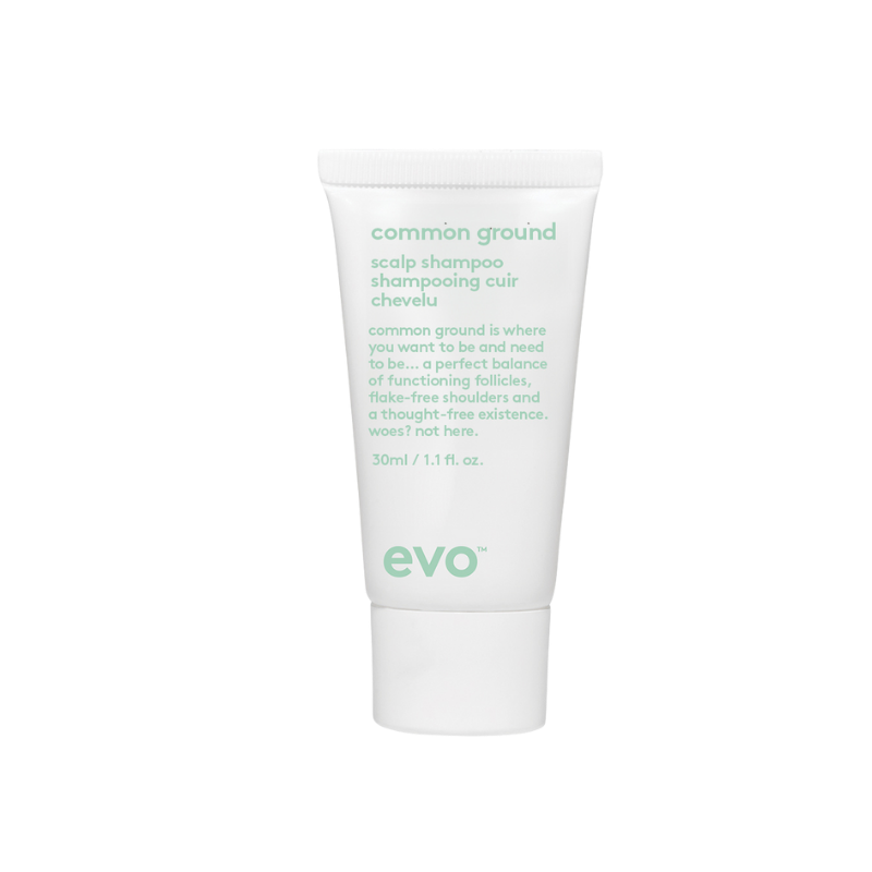evo common ground scalp mini šampūns jutīgai ādai