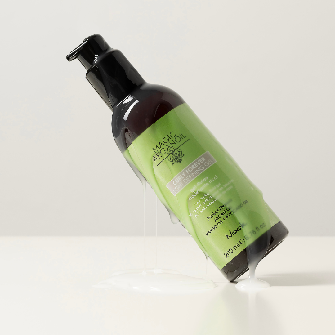 Nook Magic Arganoil CURLY FOREVER vieglas fiksācijas cirtu veidošanas želeja