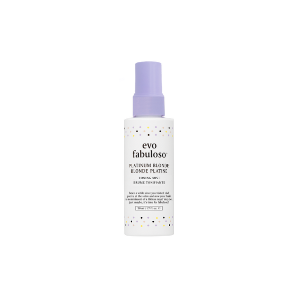 evo fabuloso platinum blonde mini izsmidzināms tonējošs līdzeklis