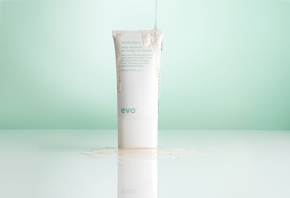 evo head start scalp galvas ādas skrubis