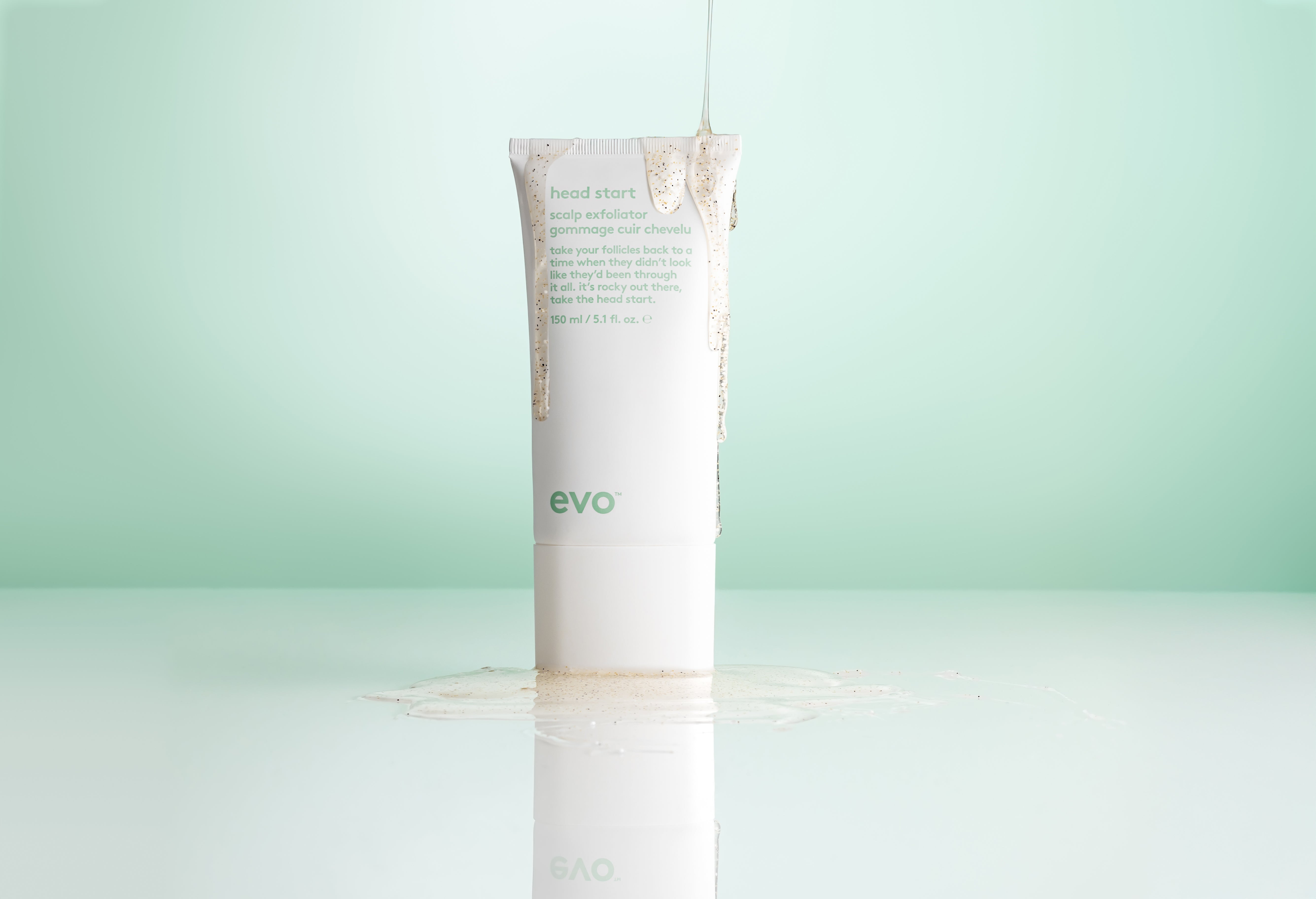 evo head start scalp galvas ādas skrubis