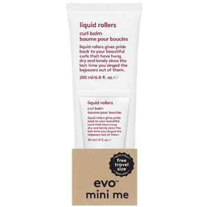 evo mini me: liquid rollers balzams cirtām + travel liquid rollers