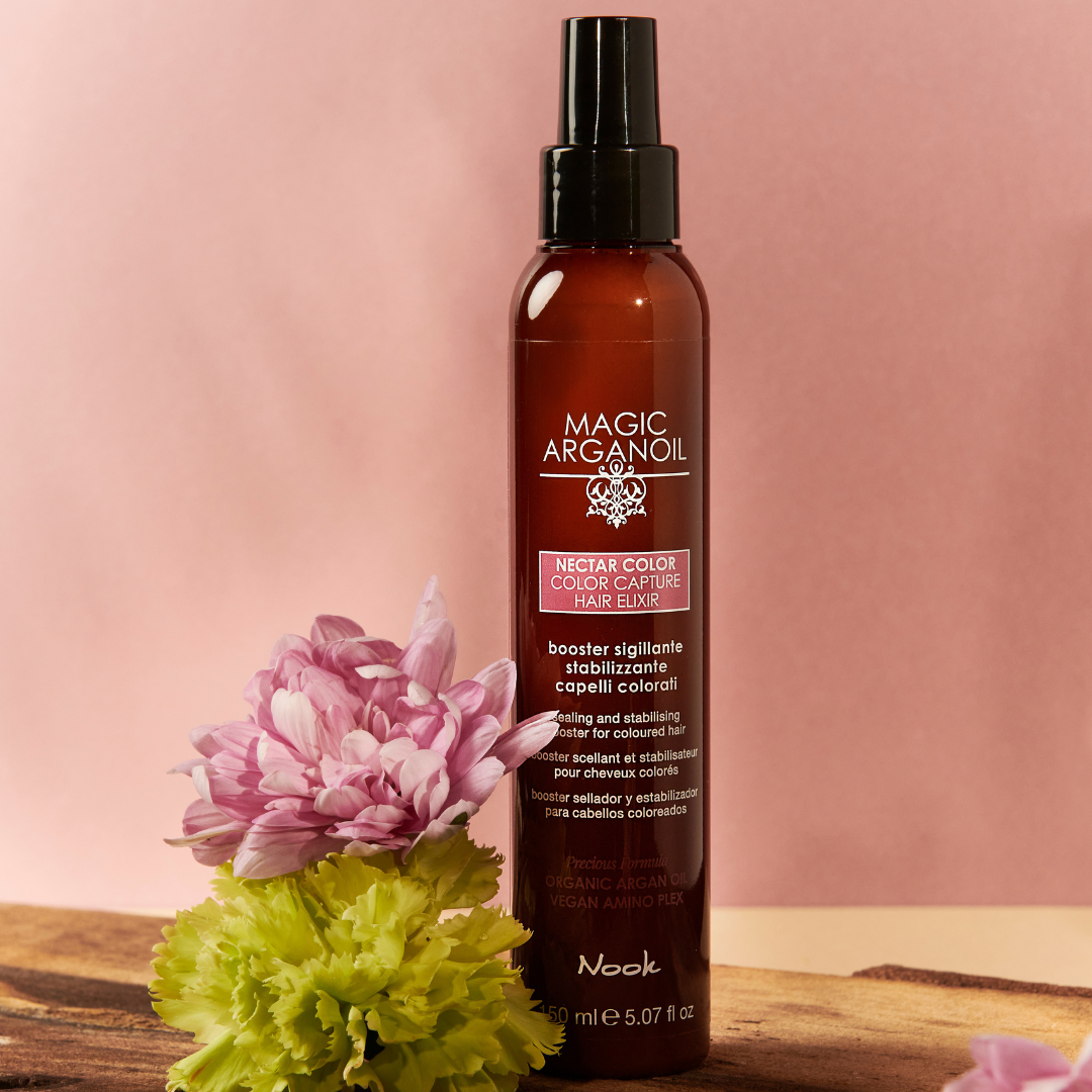 Nook Magic Arganoil NECTAR COLOR krāsu aizsargājošs matu eliksīrs