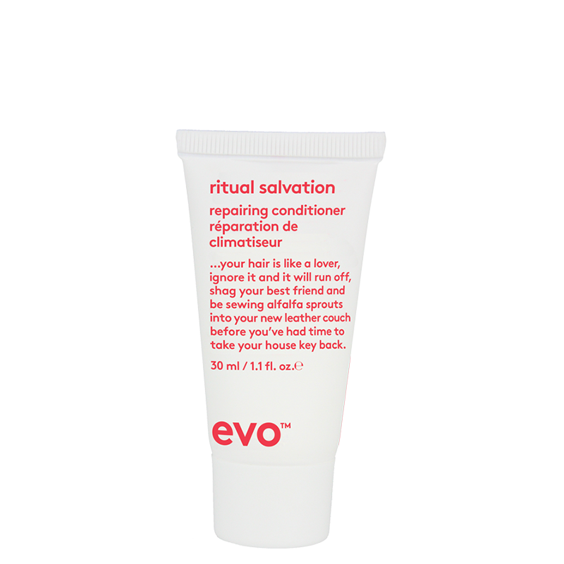 the repair introduction: mini ritual salvation šampūnas + kondicionierius + kaukė + happy campers