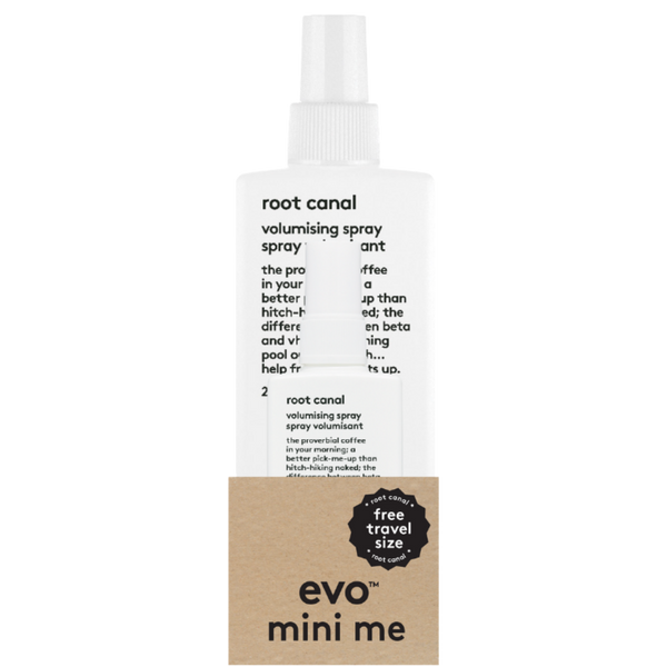 evo mini me: root canal saknes paceļošs sprejs + travel root canal