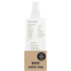 evo mini me: salty dog pludmales efekta panākošs izsmidzināms līdzeklis + travel salty dog