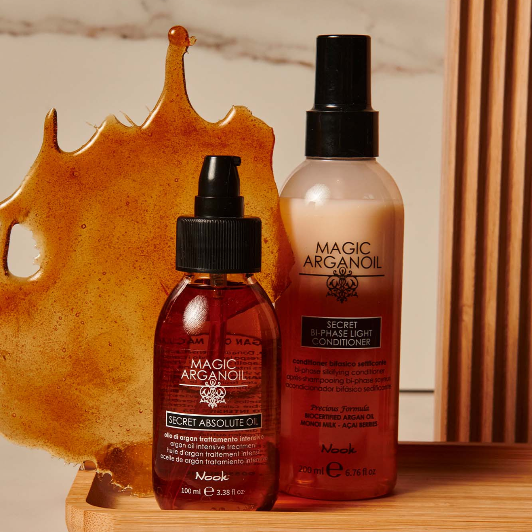 Nook Magic Arganoil divfāžu neizskalojams kondicionieris
