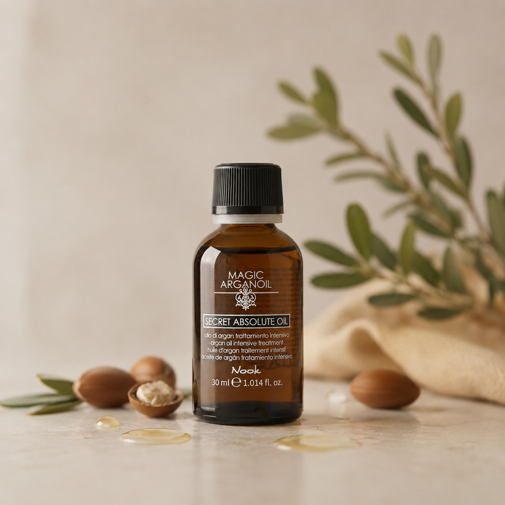 Nook magic arganoil ABSOLUTE OIL mini atjaunojoša eļļa