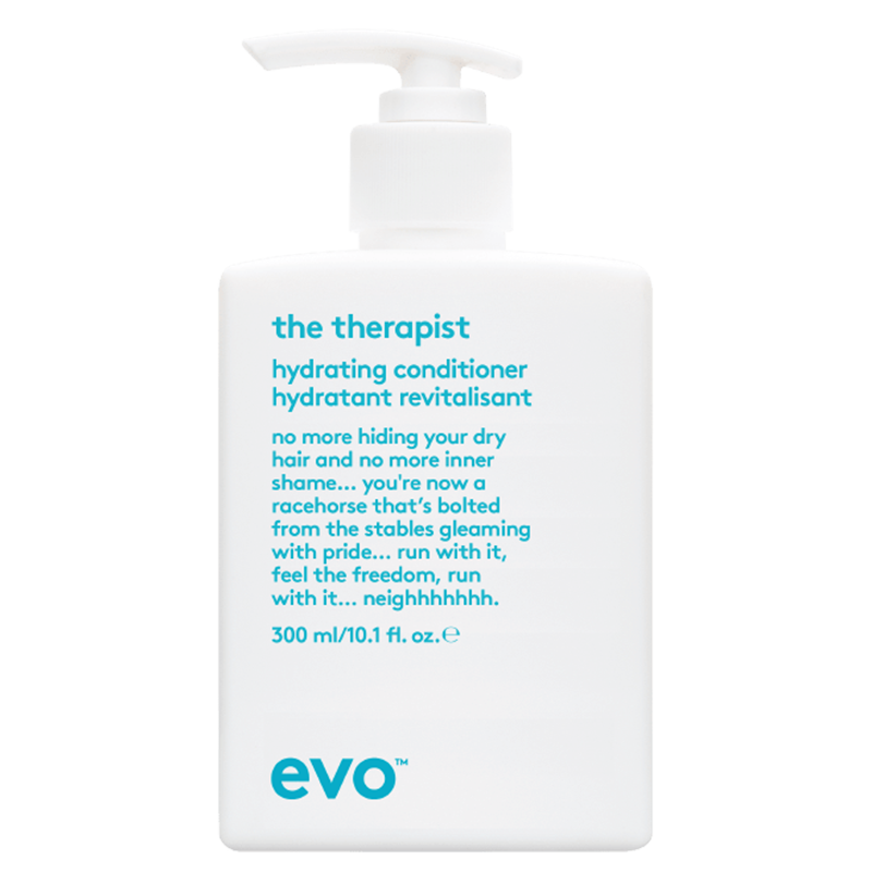 evo unconditional love hydrate: the therapist šampūns + kondicionieris + the great hydrator maska + kosmētikas somiņa