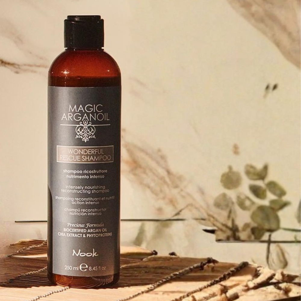 Nook magic arganoil WONDERFUL intensyviai maitinantis rekonstrukcinis šampūnas
