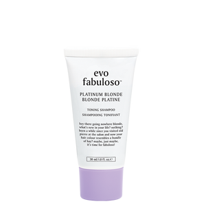 evo fabuloso platinum blonde mini tonējošs šampūns
