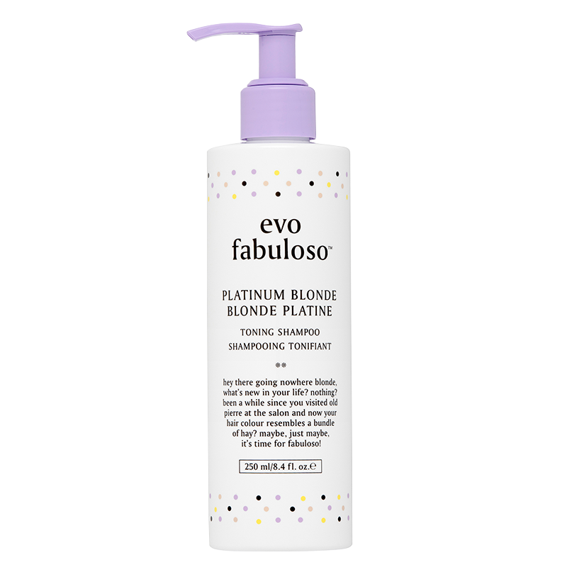 evo fabuloso platinum blonde tonējošs šampūns