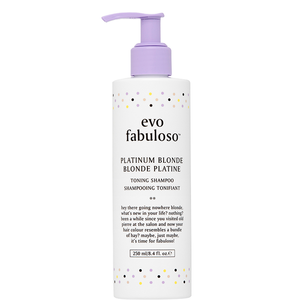 evo fabuloso platinum blonde tonējošs šampūns