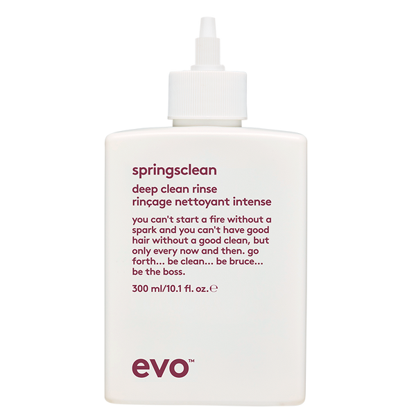 evo springsclean dziļi attīrošs šampūns cirtainiem matiem