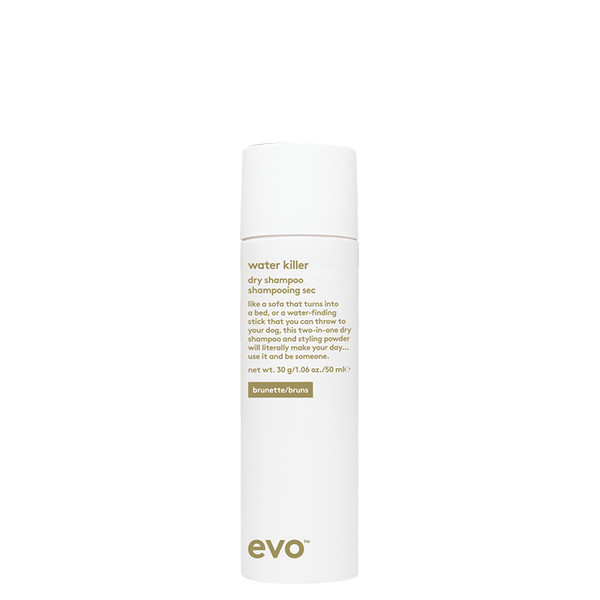 evo water killer mini sausas šampūnas brunetėms